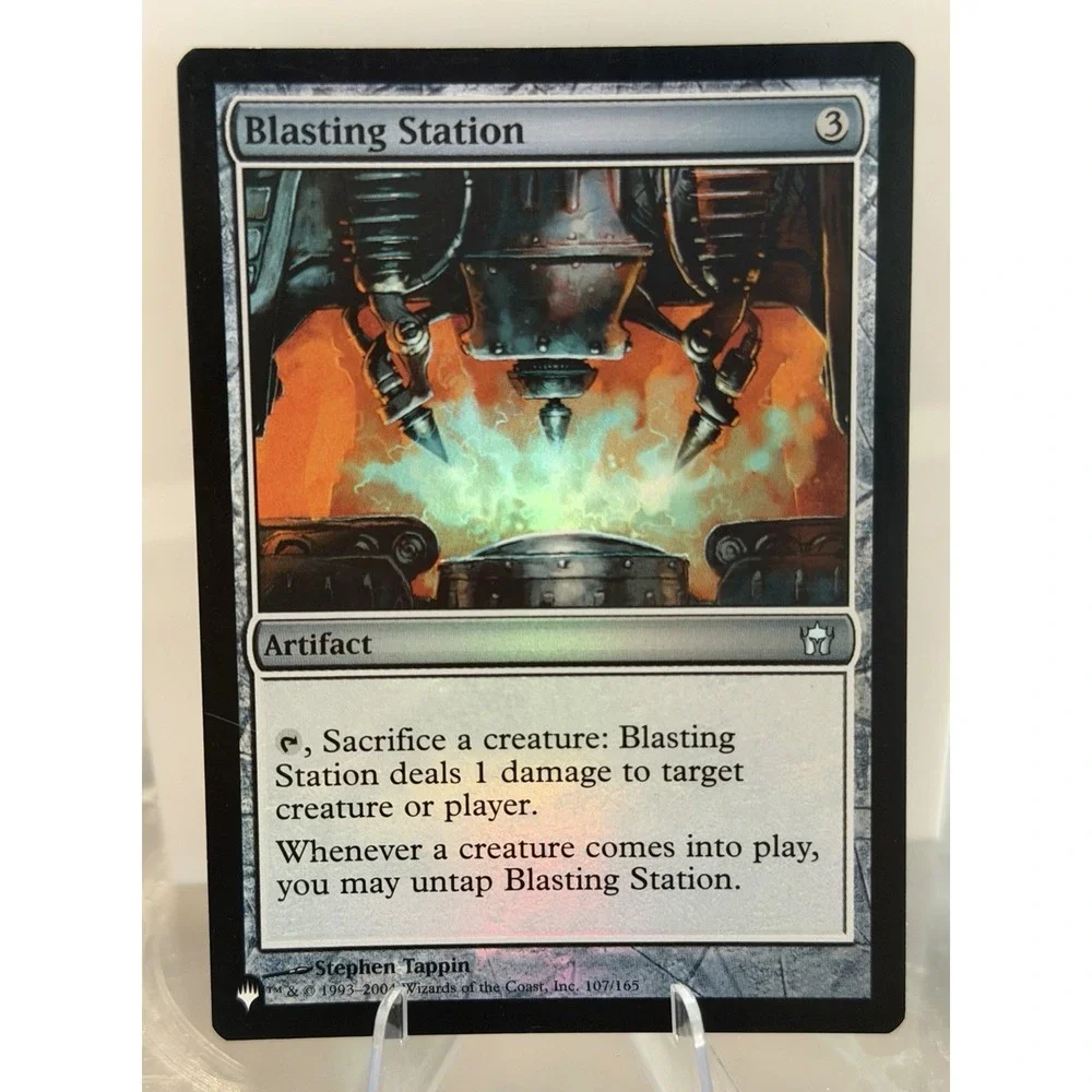 Magic: The Gathering Blasting Station Artifact The List‎ Reprints Foil #107